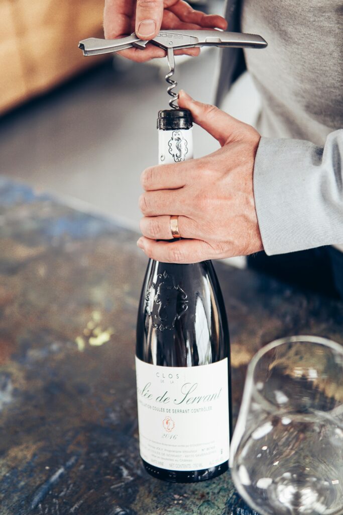 savenieres coulée de serrant nicolas joly vin val de loire avec une blanquette de veau